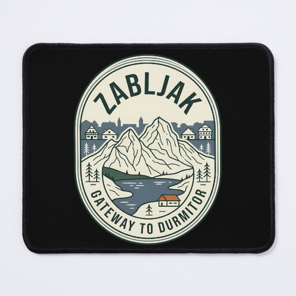 Item preview, Zabljak Gateway to Durmitor Vintage Travel Emblem designed and sold by k3rstman1.