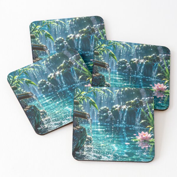 Item preview, Japanese pond, sparkling water designed and sold by Helmy Dream.