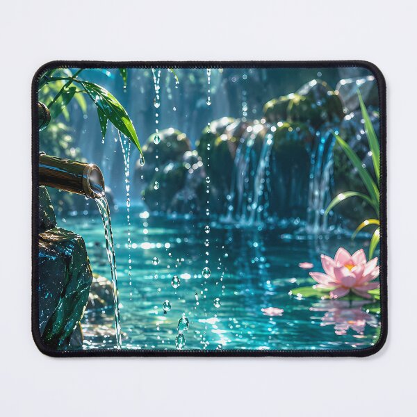 Item preview, Japanese pond, sparkling water designed and sold by Helmy Dream.