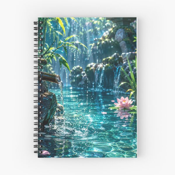 Item preview, Japanese pond, sparkling water designed and sold by Helmy Dream.