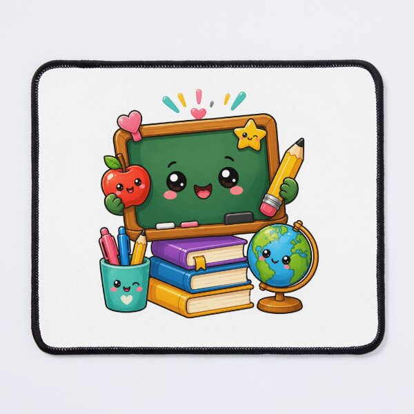 Item preview, Cute Kawaii Classroom Chalkboard Sticker for Teachers & Students designed and sold by Pixanova.