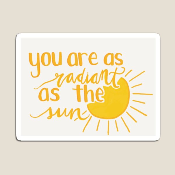 Aperçu de l'œuvre Vous êtes aussi radieux que le soleil créée et vendue par lulumcc.