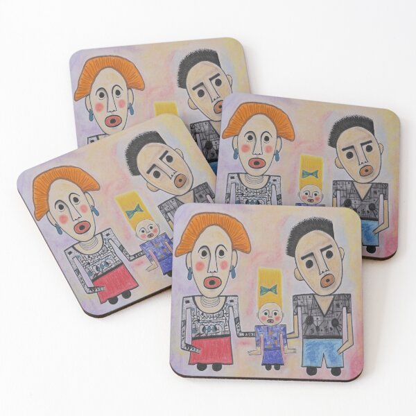 Item preview, Mother and Father with Daughter designed and sold by Ameljor Designs.