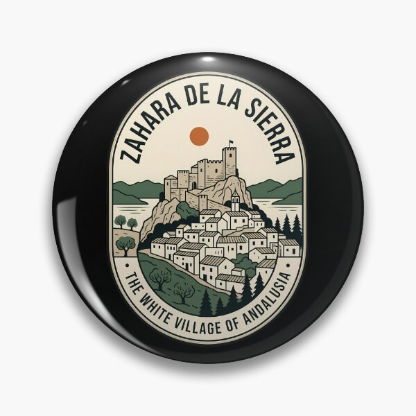 Item preview, Zahara De La Sierra Spain Vintage Travel Emblem designed and sold by k3rstman1.