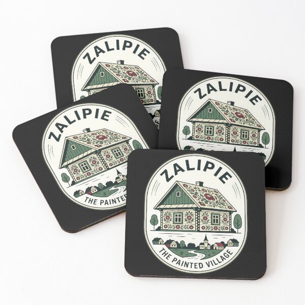 Item preview, Zalipie Poland Folk Art Vintage Travel Emblem designed and sold by k3rstman1.