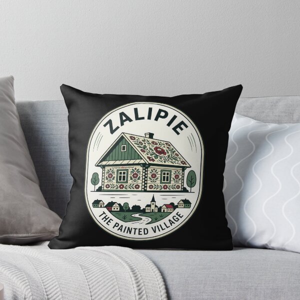 Item preview, Zalipie Poland Folk Art Vintage Travel Emblem designed and sold by k3rstman1.