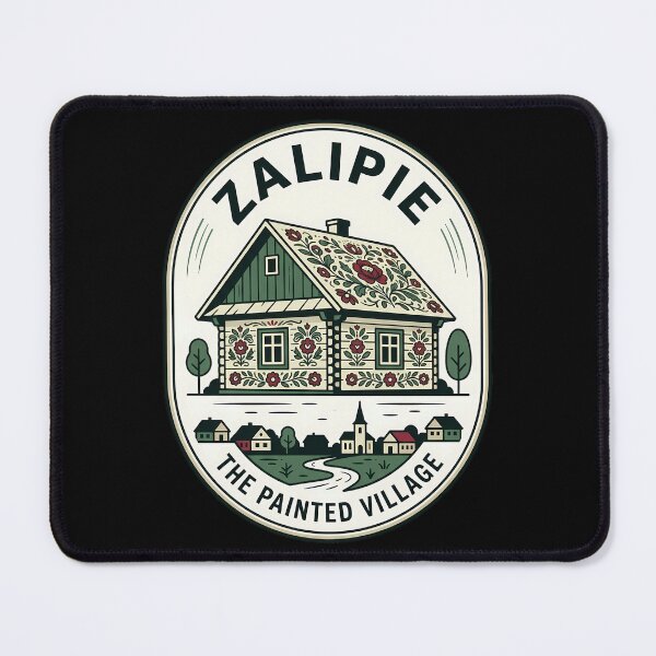 Item preview, Zalipie Poland Folk Art Vintage Travel Emblem designed and sold by k3rstman1.