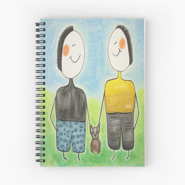 Item preview, Two Boys with their Dog designed and sold by Ameljor Designs.