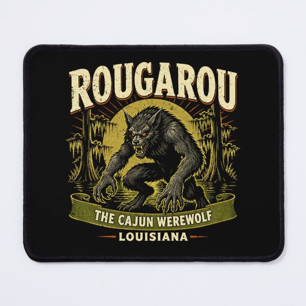 Item preview, Retro Rougarou Graphic, Louisiana Folklore Style designed and sold by studio150design.