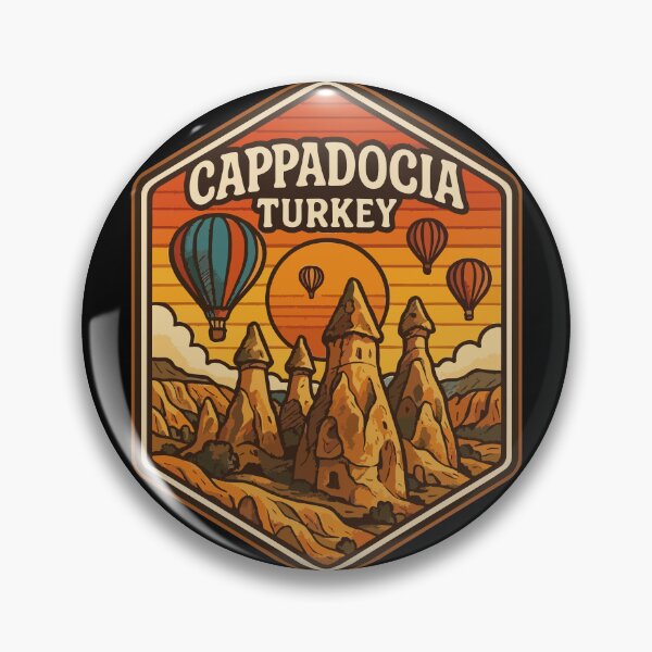 Item preview, Cappadocia Turkey Anatolia Retro designed and sold by TomFrontierArt.