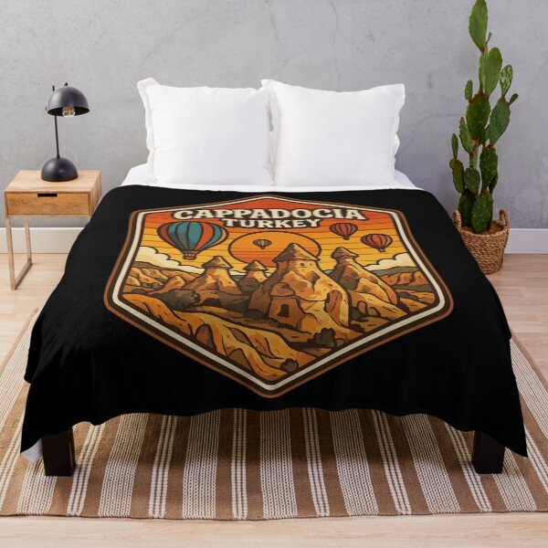 Item preview, Cappadocia Turkey Anatolia Retro designed and sold by TomFrontierArt.