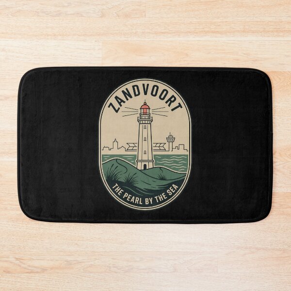 Item preview, Zandvoort Netherlands Vintage Travel Emblem Lighthouse designed and sold by k3rstman1.