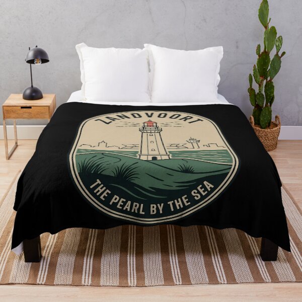 Item preview, Zandvoort Netherlands Vintage Travel Emblem Lighthouse designed and sold by k3rstman1.