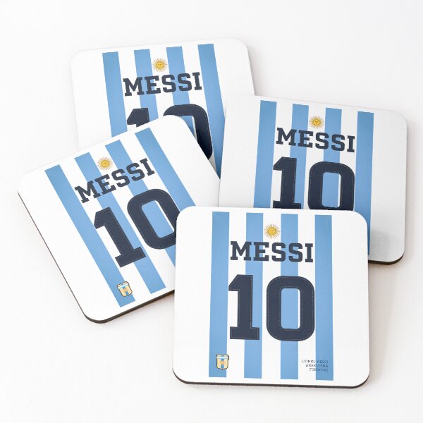 Item preview, Lionel Messi 10 Argentina Football Jersey Art Poster designed and sold by lenadimoto.