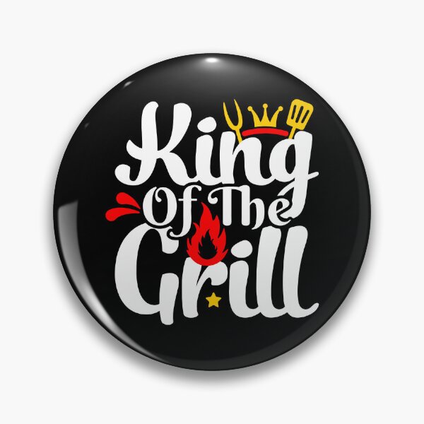Item preview, King Of The Grill Funny BBQ Chef Gift for Dad designed and sold by Sublime .