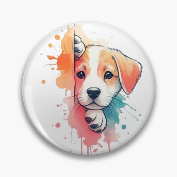 Item preview, Cute Dog Illustration | Adorable Puppy Aesthetic | Dog Lover Gift Design designed and sold by RajDeals.