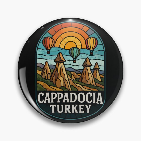 Item preview, Cappadocia Anatolia Turkey Stained Glass Art designed and sold by TomFrontierArt.
