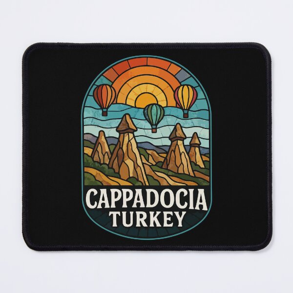 Item preview, Cappadocia Anatolia Turkey Stained Glass Art designed and sold by TomFrontierArt.