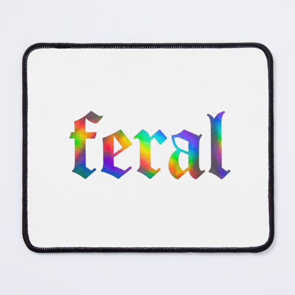 Item preview, Feral Holographic Gothic Font Rainbow Iridescent designed and sold by raedattia.