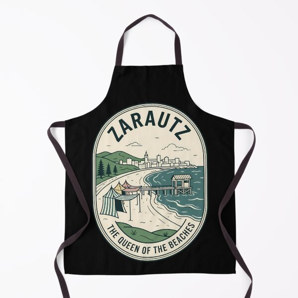 Item preview, Zarautz Spain Queen of Beaches Vintage Travel Emblem designed and sold by k3rstman1.