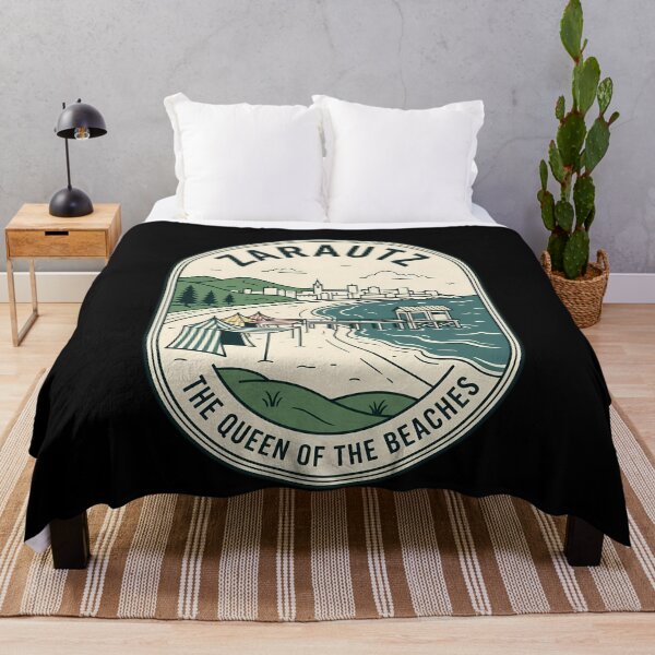 Item preview, Zarautz Spain Queen of Beaches Vintage Travel Emblem designed and sold by k3rstman1.