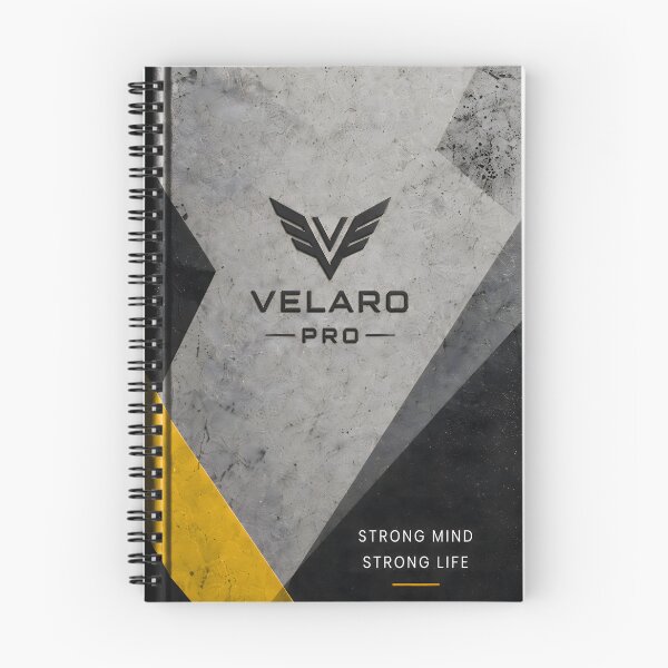 Item preview, VELARO PRO | Strong Mind Strong Life Journal | Industrial Minimalist Notebook | Modern Motivation Diary | Executive Planner designed and sold by Velaro Pro.