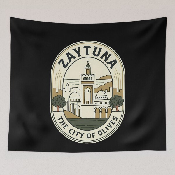 Item preview, Zaytuna The City of Olives Vintage Travel Emblem designed and sold by k3rstman1.