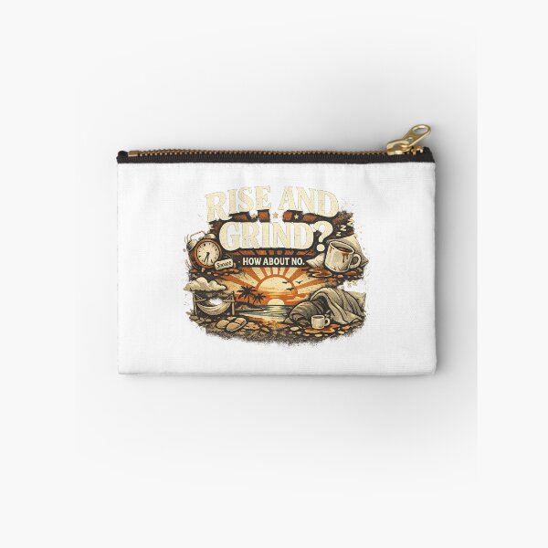 Item preview, Rise and Grind? How About No – Anti‑Hustle Vintage Coffee Art designed and sold by EdgeSphere.