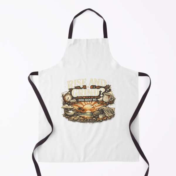 Item preview, Rise and Grind? How About No – Anti‑Hustle Vintage Coffee Art designed and sold by EdgeSphere.