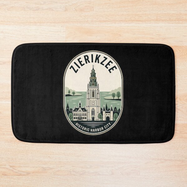 Item preview, Zierikzee Netherlands Vintage Travel Emblem Harbor City designed and sold by k3rstman1.