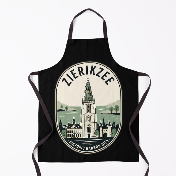 Item preview, Zierikzee Netherlands Vintage Travel Emblem Harbor City designed and sold by k3rstman1.