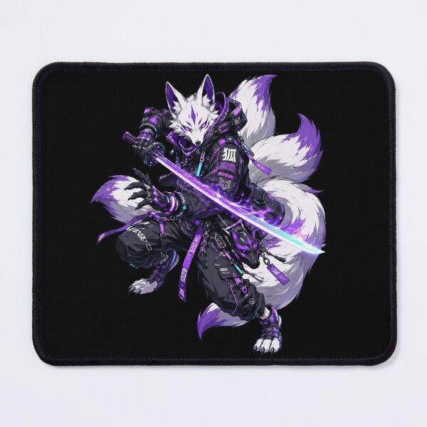 Item preview, Cyberpunk Wolf Samurai Artwork designed and sold by WRParadise.