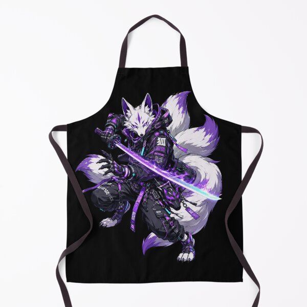 Item preview, Cyberpunk Wolf Samurai Artwork designed and sold by W&RParadise.