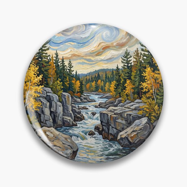 Item preview, Jay Cooke State Park Minnesota Vintage Travel Poster designed and sold by dudelinart.