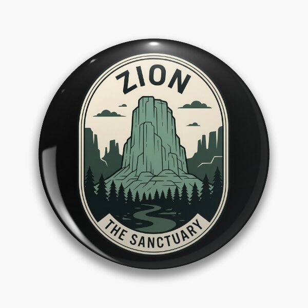 Item preview, Zion National Park Vintage Travel Emblem Utah designed and sold by k3rstman1.