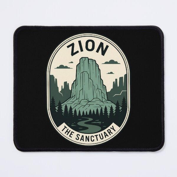 Item preview, Zion National Park Vintage Travel Emblem Utah designed and sold by k3rstman1.