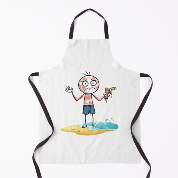 Item preview, Oops Murphy - Summer Beach Fail - Sunscreen Struggle - Funny Character Graphic designed and sold by oopsmurphy.