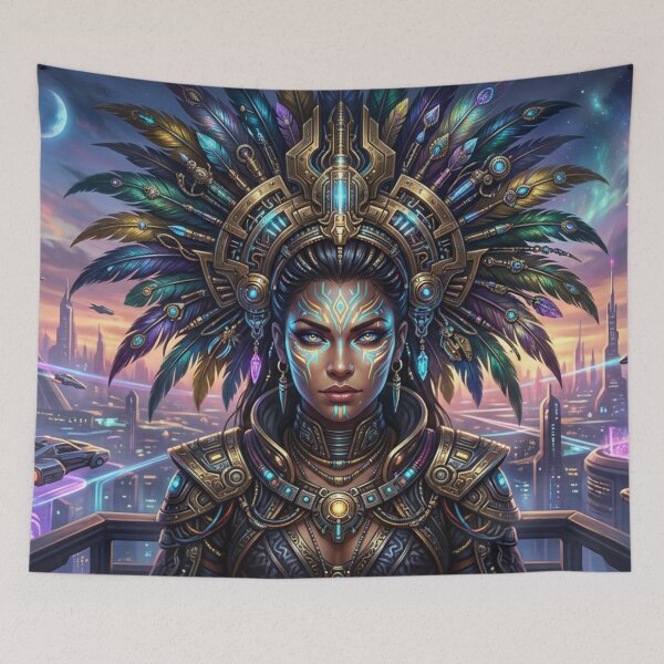 Item preview, Neon-Shamanic Vision of the Future designed and sold by Sigtrix.