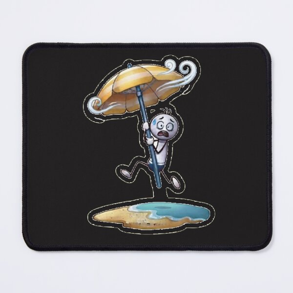 Item preview, Oops Murphy - Summer Beach Fail - Flying Umbrella - Funny Character Graphic designed and sold by oopsmurphy.