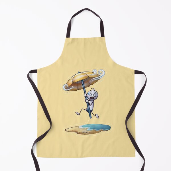 Item preview, Oops Murphy - Summer Beach Fail - Flying Umbrella - Funny Character Graphic designed and sold by oopsmurphy.