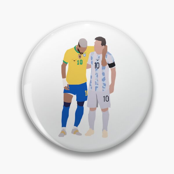 Item preview, Messi And Neymar Copa America Friends designed and sold by lenadimoto.
