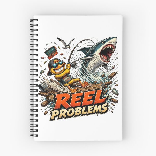 Item preview, Reel Problems Funny Fishing Duck designed and sold by Cavalier-org.