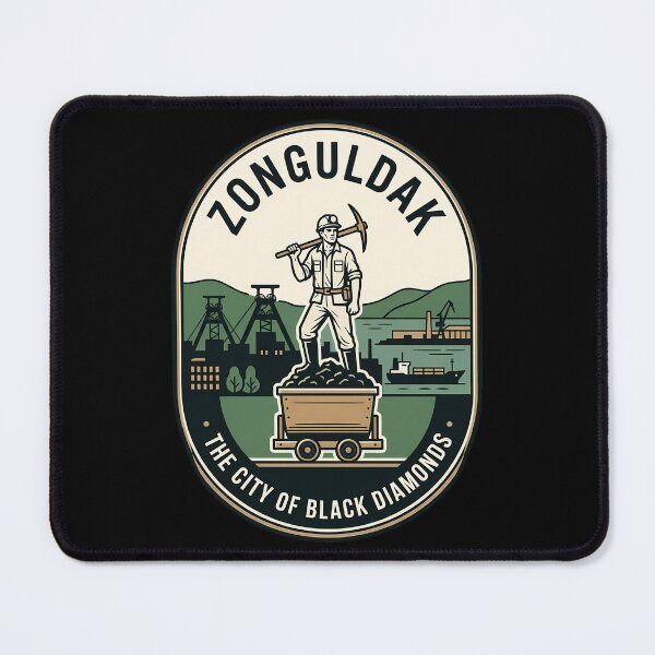 Item preview, Zonguldak City of Black Diamonds Vintage Travel Emblem designed and sold by k3rstman1.