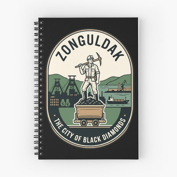 Item preview, Zonguldak City of Black Diamonds Vintage Travel Emblem designed and sold by k3rstman1.