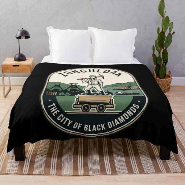 Item preview, Zonguldak City of Black Diamonds Vintage Travel Emblem designed and sold by k3rstman1.