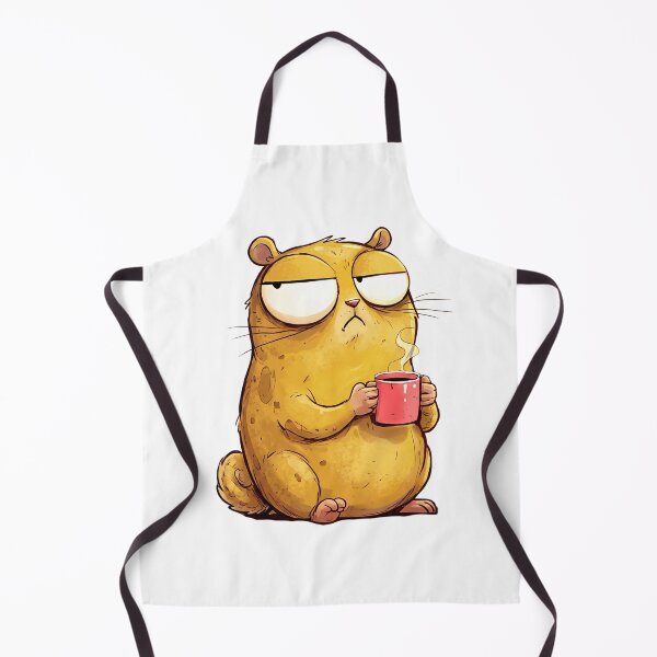 Item preview, Grumpy Coffee Hamster | Funny Cute Hamster Meme | Morning Mood Cartoon designed and sold by ColorFlick.