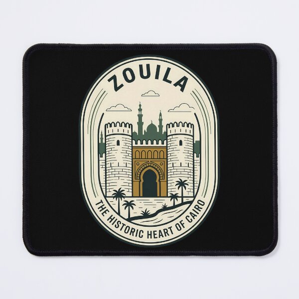 Item preview, Bab Zuwayla Cairo Historic Heart Vintage Travel Emblem designed and sold by k3rstman1.