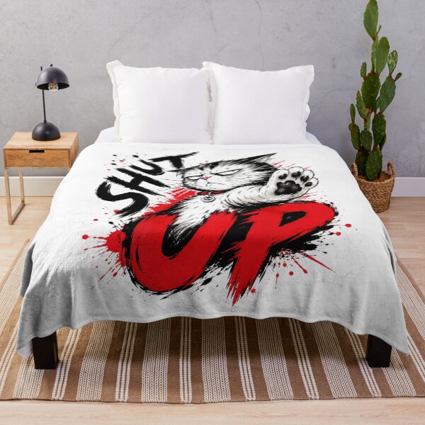 Item preview, Shut Up Grumpy Cat Graphic designed and sold by VONJU.