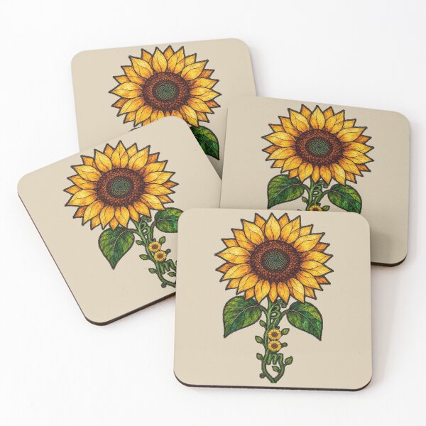 Item preview, Vintage Sunflower Art Cottagecore Stained Glass Aesthetic Retro designed and sold by Cute & Sassy Custom Gifting Boutiques.