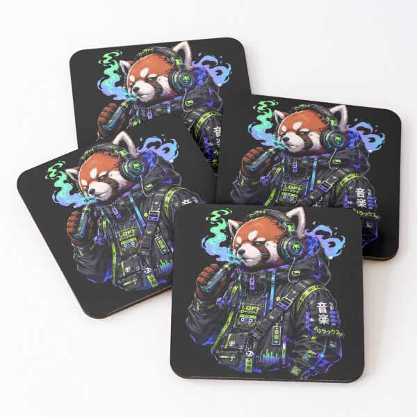 Item preview, Futuristic Mech Red Panda Art designed and sold by W&RParadise.